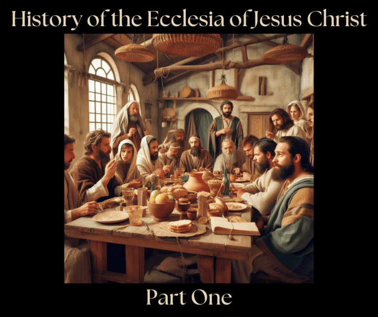 History of the Ecclesia of Jesus Christ, Part One | Radical Disciples ...